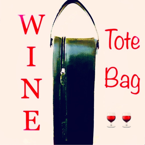 Leather Wine Bottle Carrying Case - Picture 1 of 13